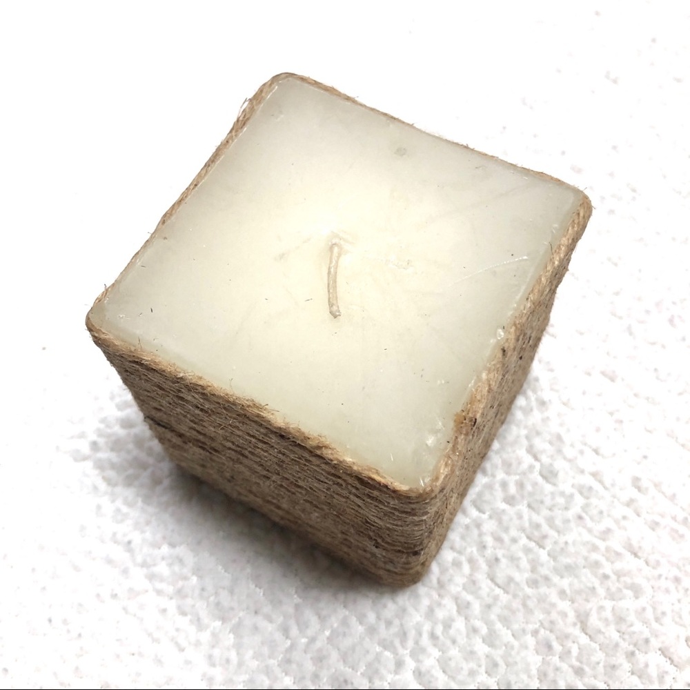 ❤️ 5 for $15 Square Rustic Candle - Picture 2 of 4